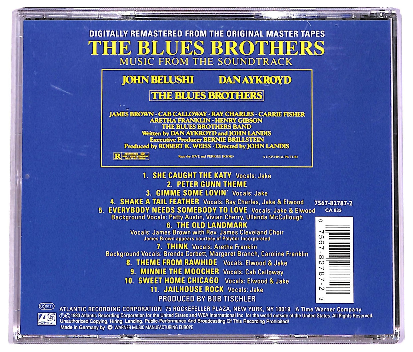 EBOND The Blues Brothers - The Blues Brothers (Music From The Soundtrack) CD CD070038
