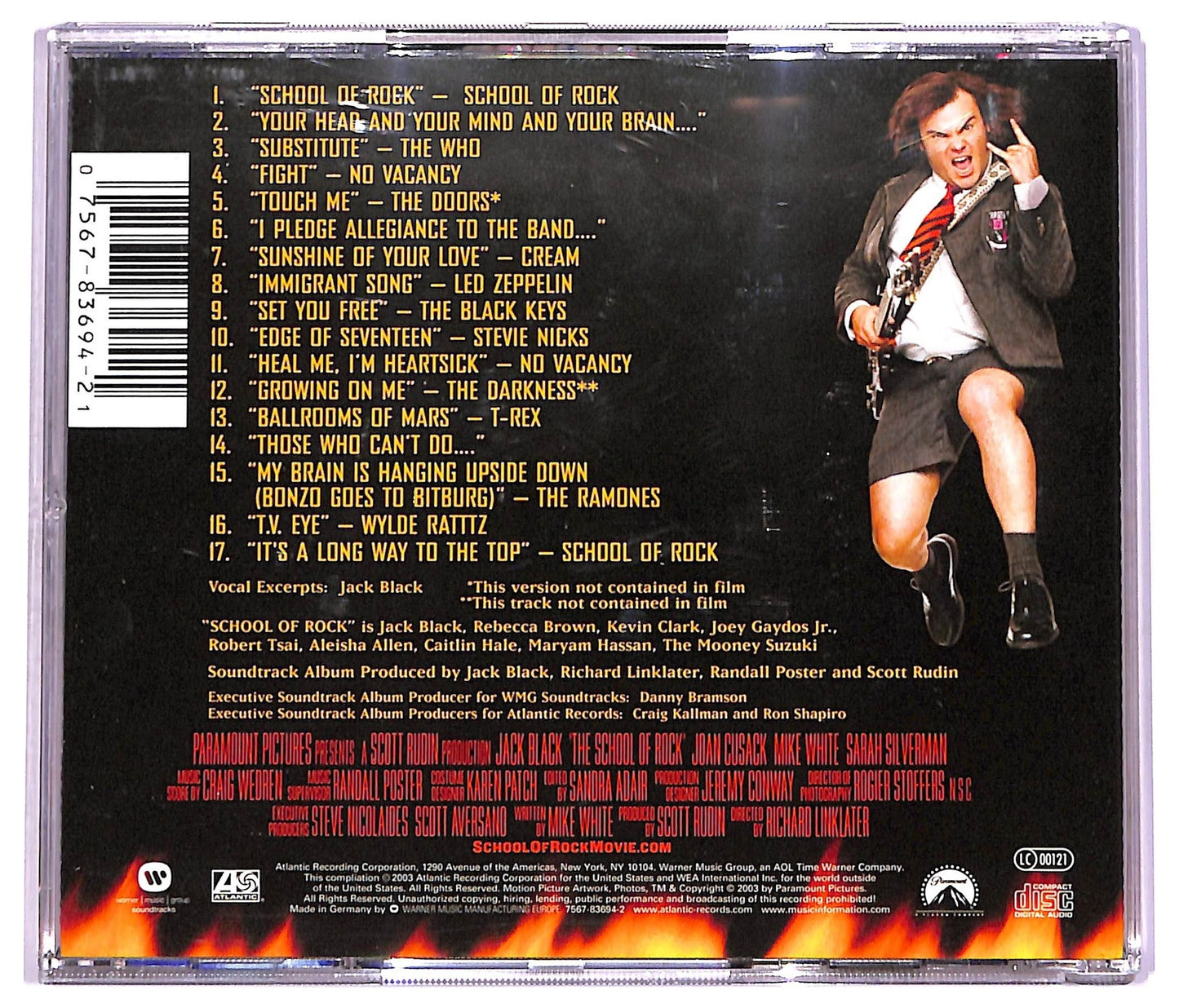 EBOND Various - School Of Rock (Music From And Inspired By The Motion Picture) CD CD070039