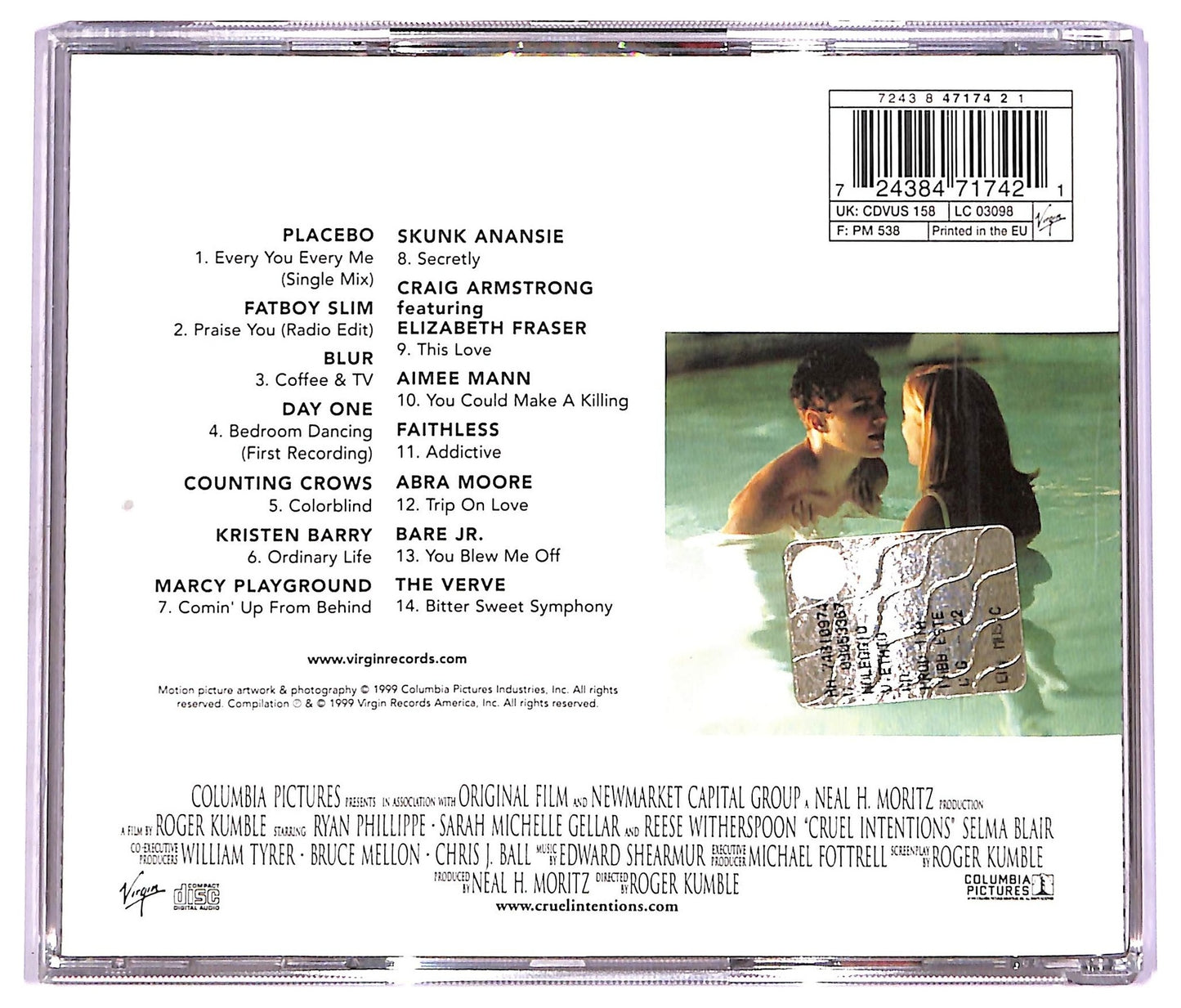 EBOND Various - Cruel Intentions (Soundtrack) CD CD070045