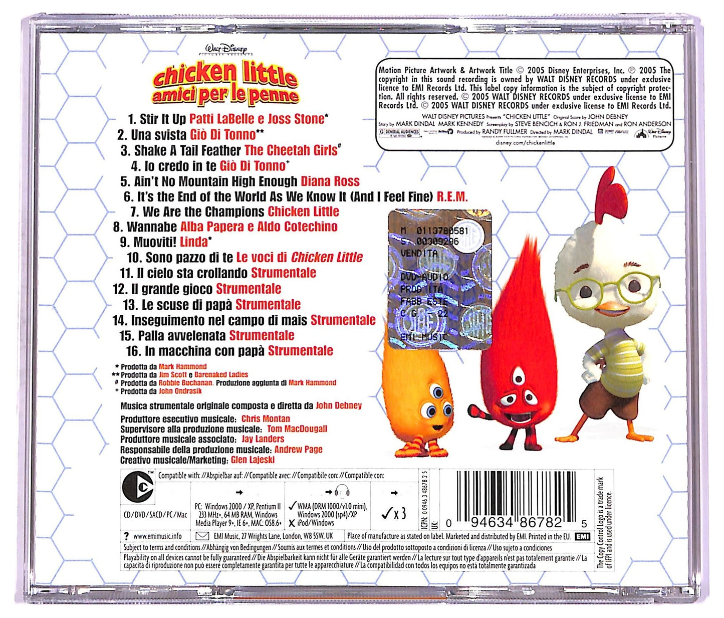 EBOND Various - Chicken Little Amici Per Le Penne CD CD070051