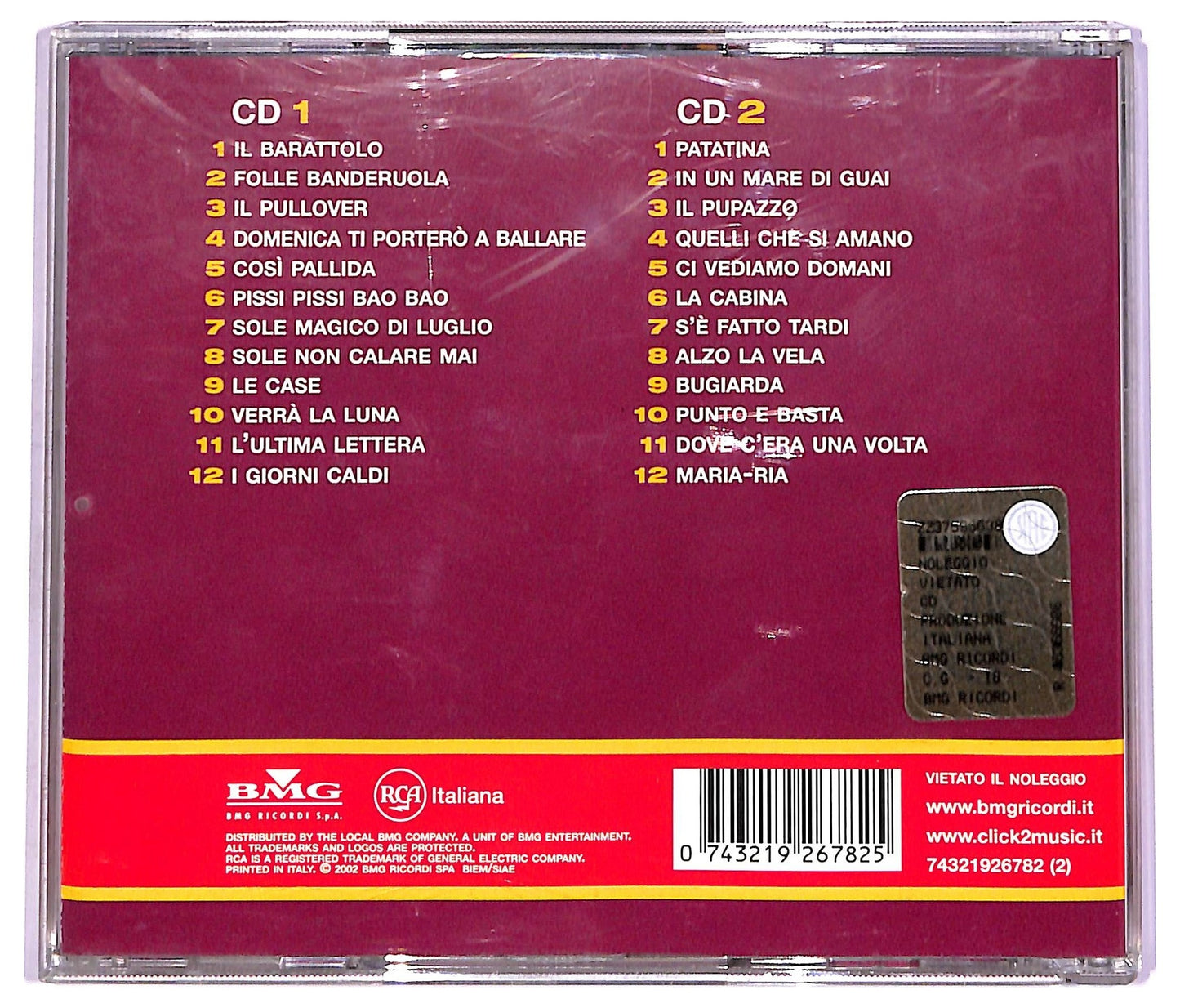 EBOND Gianni Meccia - I Grandi Successi Originali CD CD070127