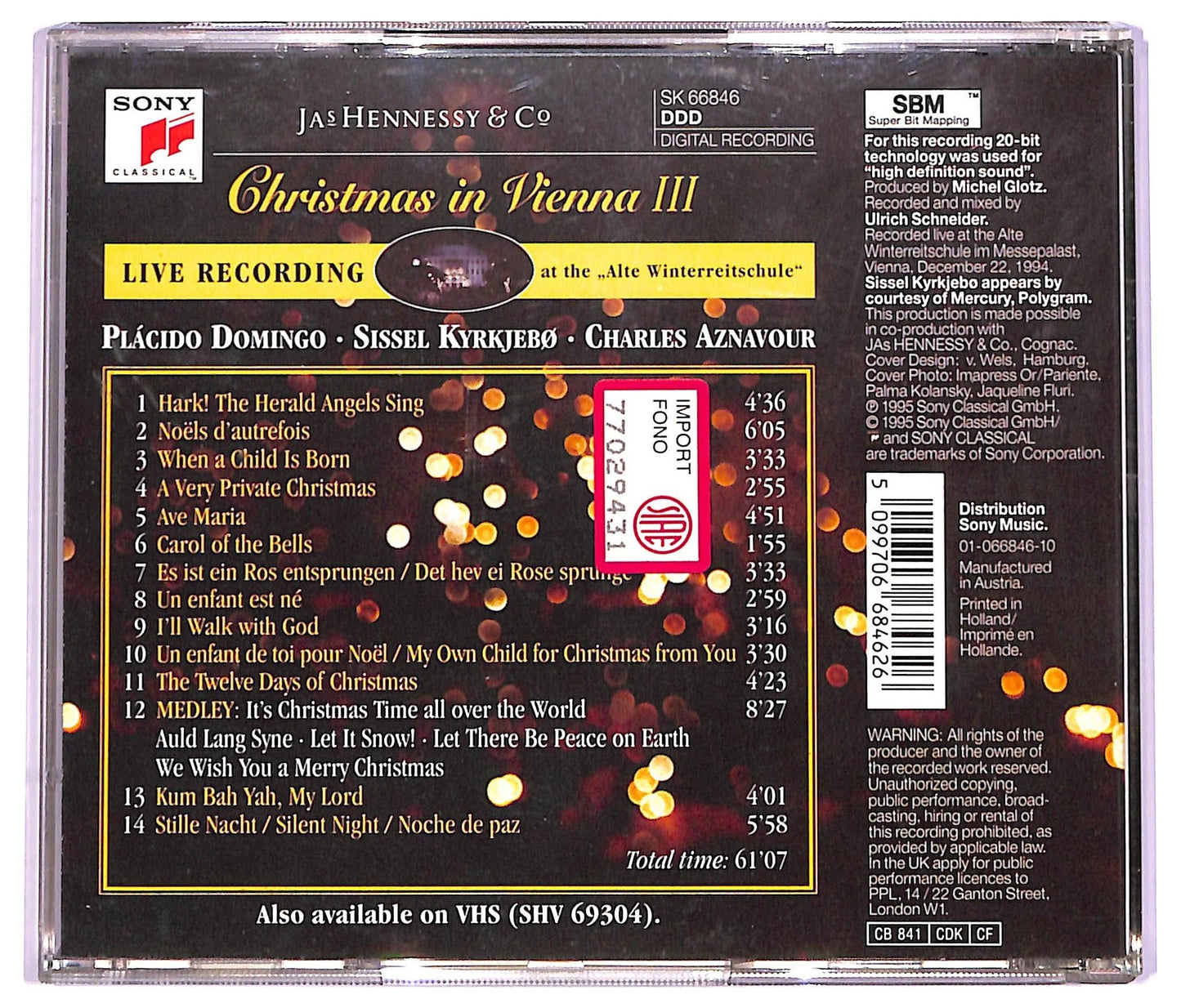 EBOND Various - Christmas In Vienna III CD CD070262