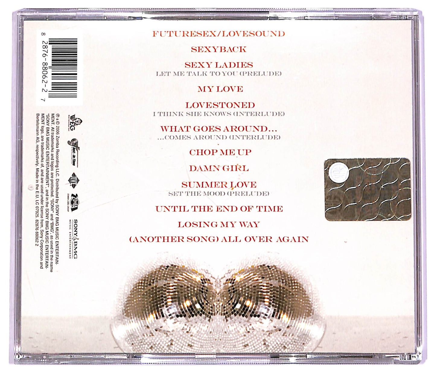 EBOND Justin Timberlake - FutureSex/LoveSounds CD CD070319