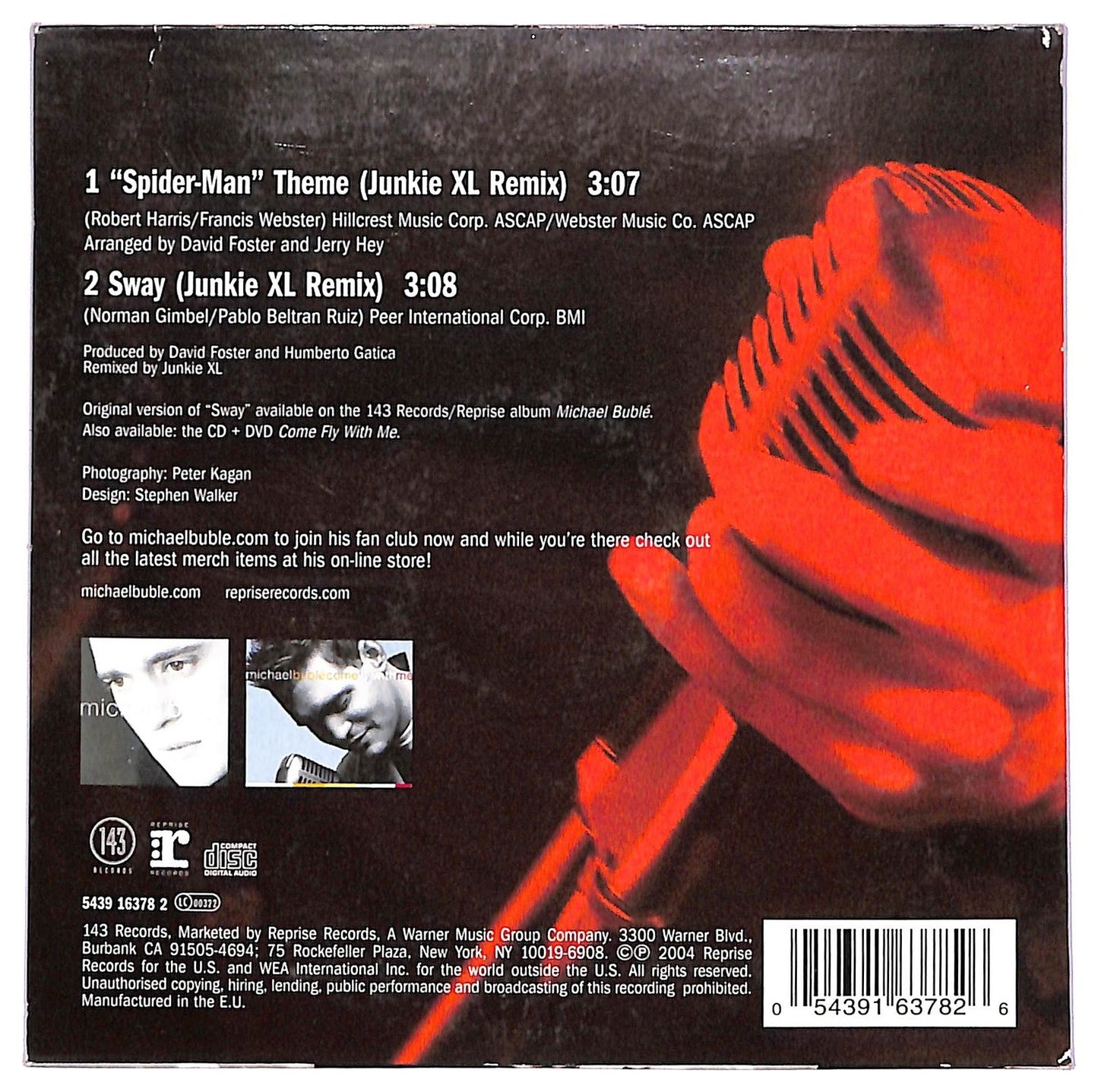EBOND Michael Buble - 'Spider-Man' Theme CD CD070331
