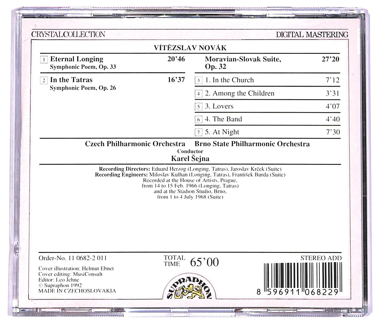 EBOND Vitězslav Novak - Eternal Longing CD CD070428