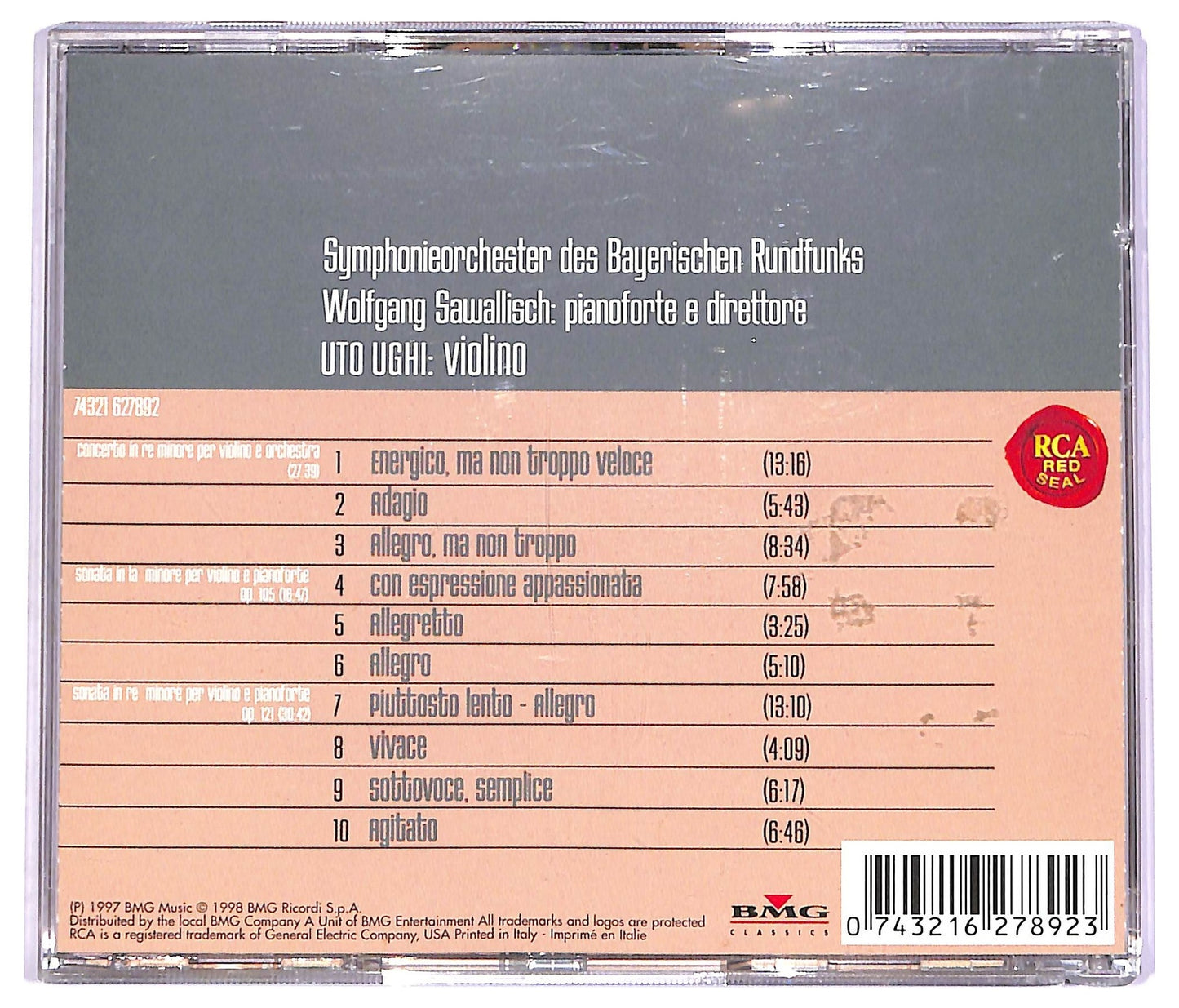 EBOND Uto Ughi - Shumann Concerto per violino CD CD070442