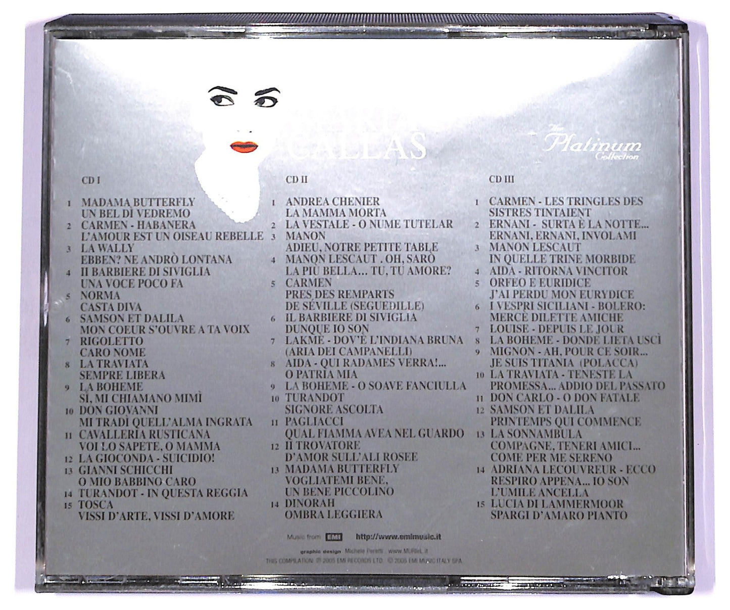 EBOND Maria Callas - The Platinum Collection CD CD070513