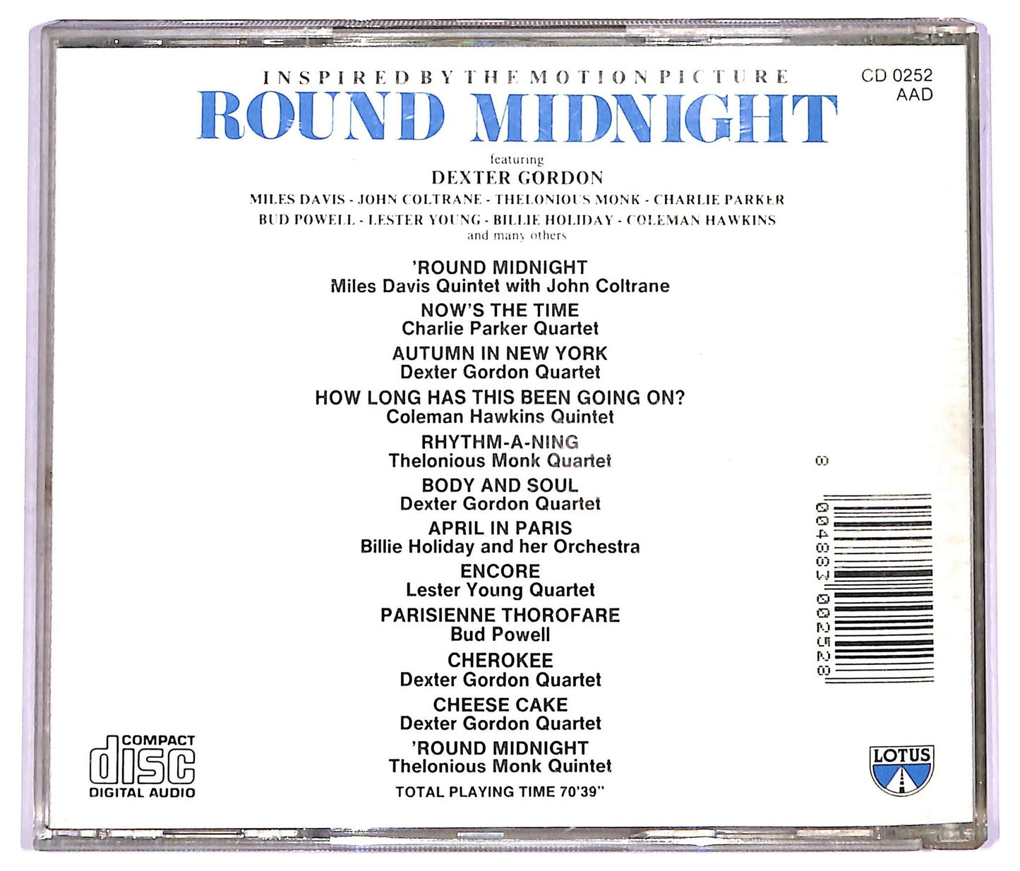 EBOND Various - Round Midnight CD CD070522