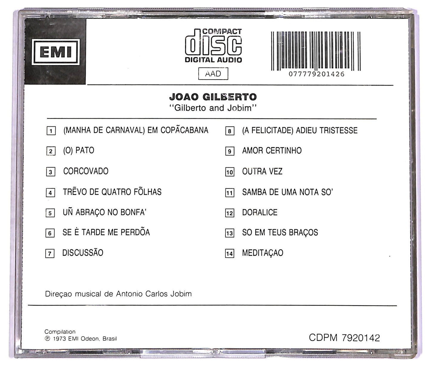 EBOND Joao Gilberto - Gilberto & Jobim CD CD070640