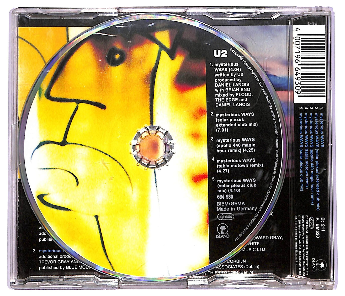 EBOND U2 - Mysterious Ways CD CD070643