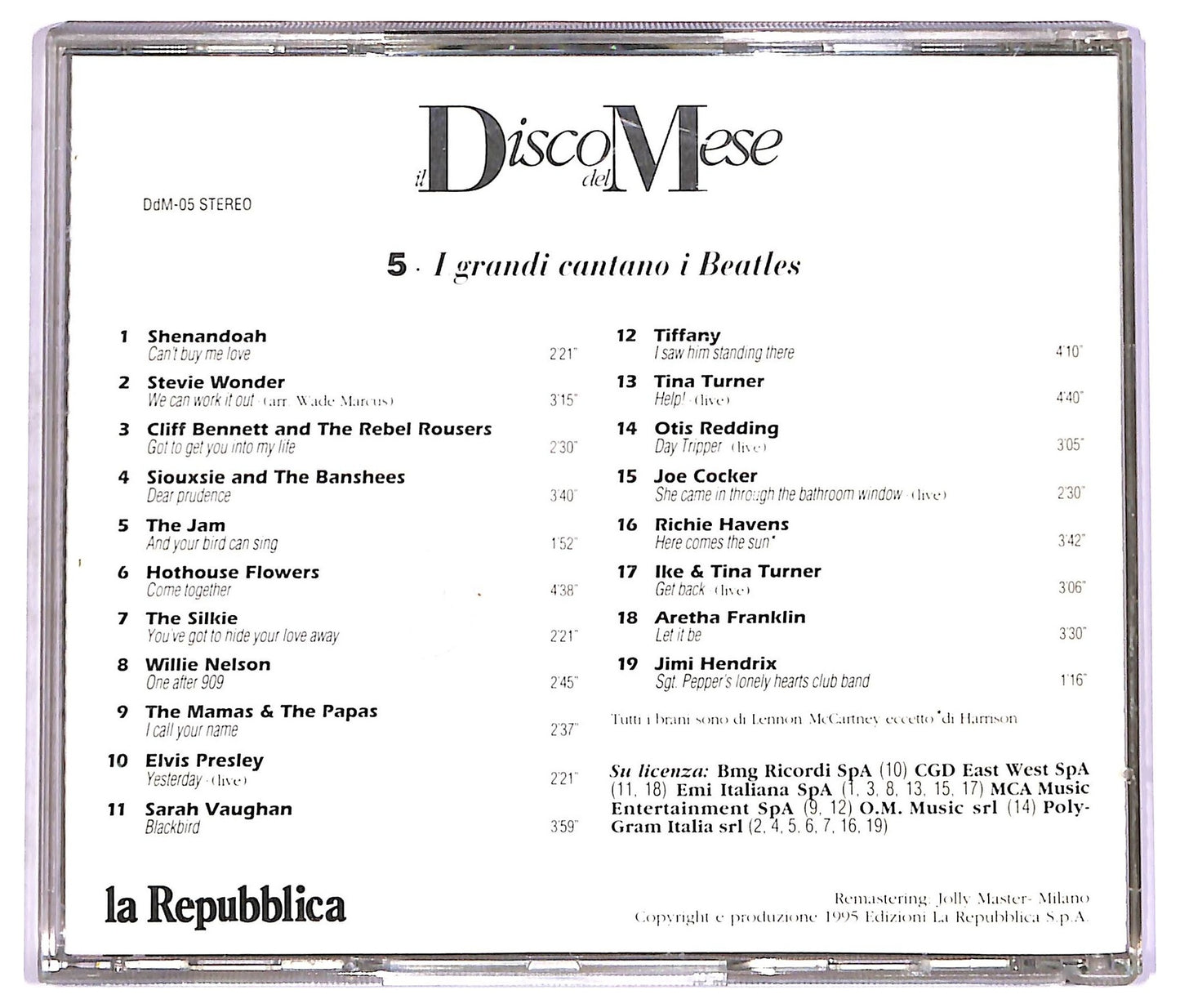 EBOND Various - I Grandi Cantano I Beatles CD CD070649