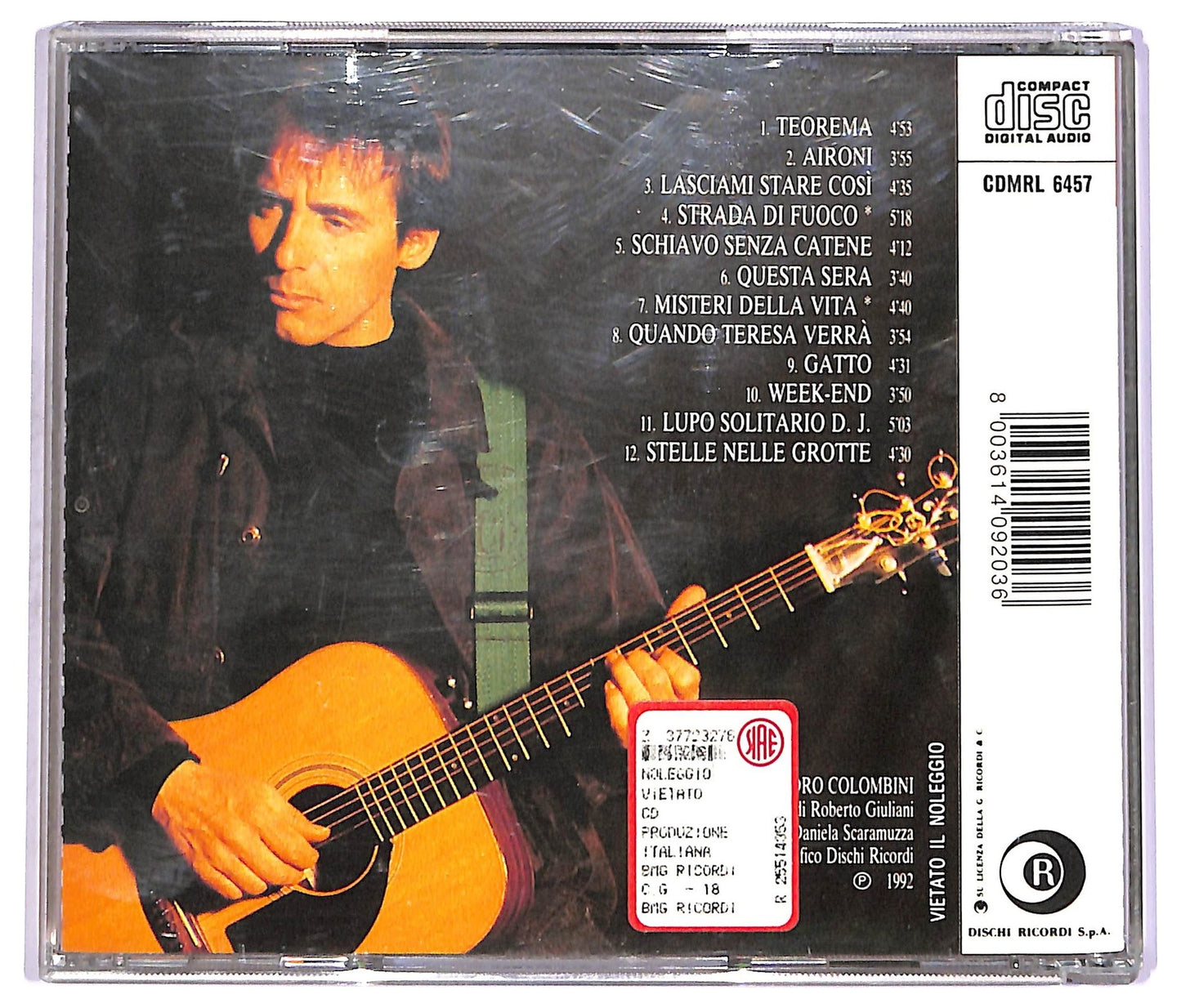 EBOND Marco Ferradini - Ricomincio Da... Teorema CD CD070746