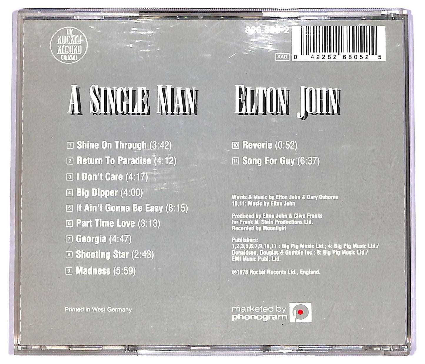 EBOND Elton John - A Single Man CD CD070748