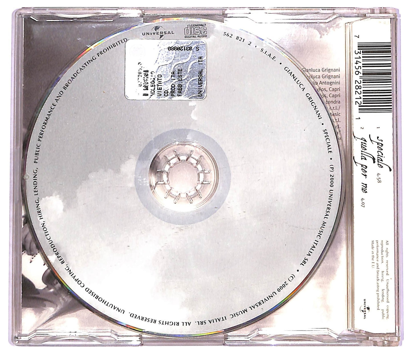 EBOND Gianluca Grignani - Speciale CD CD070813