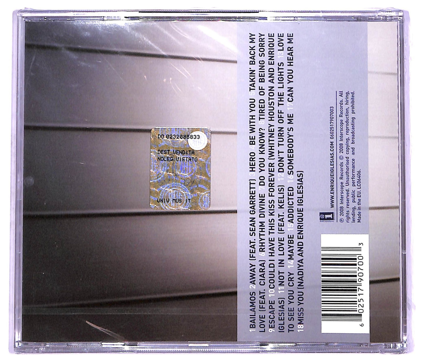 EBOND Enrique Iglesias - Greatest Hits CD CD070823