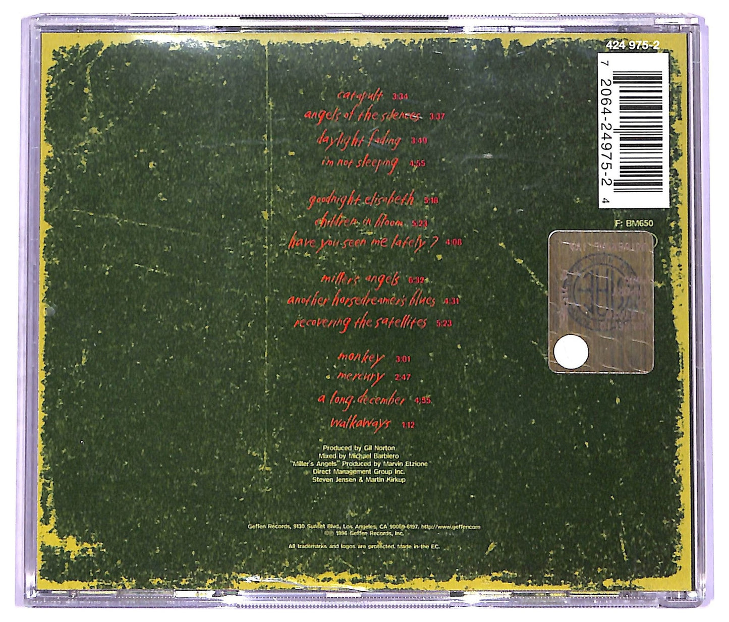 EBOND Counting Crows - Recovering The Satellites CD CD070840