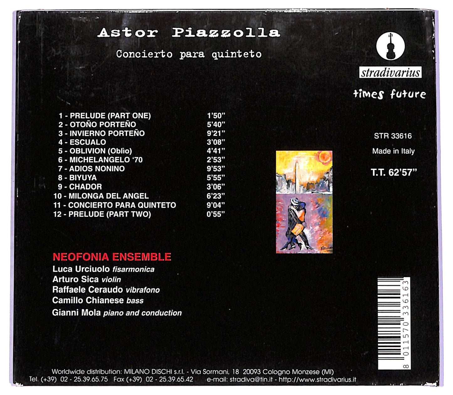 EBOND Astor Piazzolla - Concierto para Quinteto CD CD070861