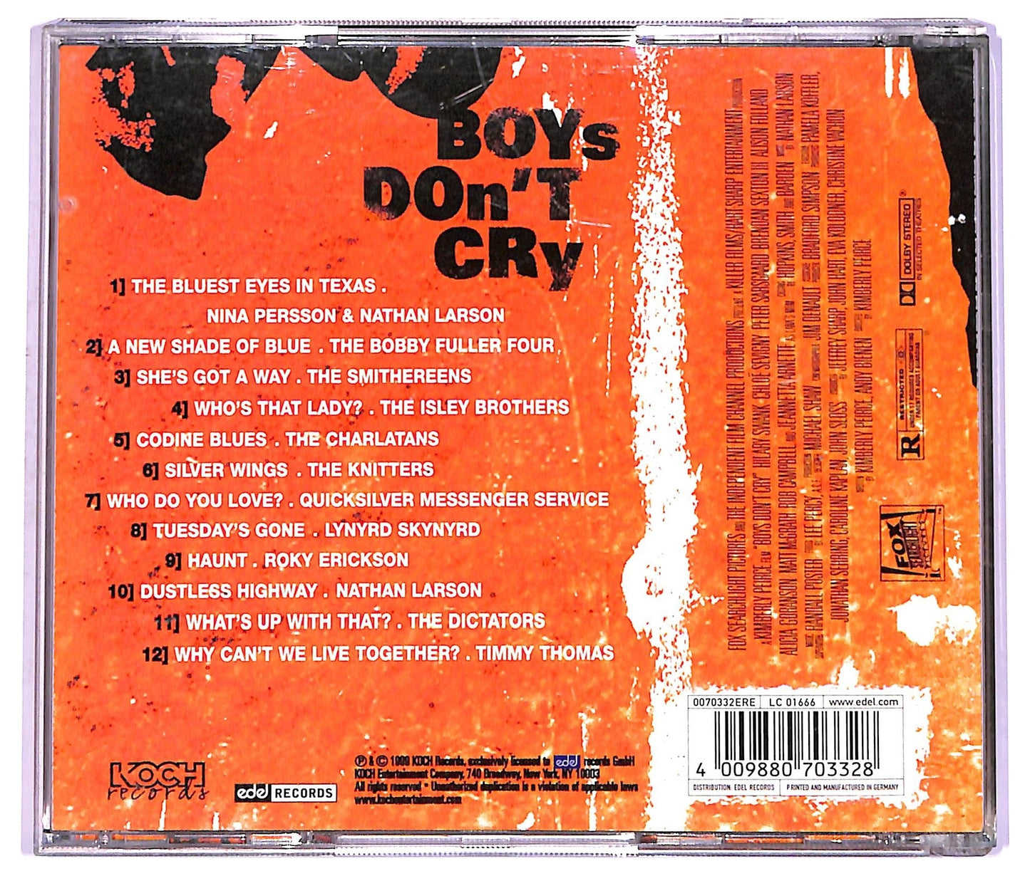 EBOND Various - Boys Don't Cry ( Soundtrack) CD CD070949