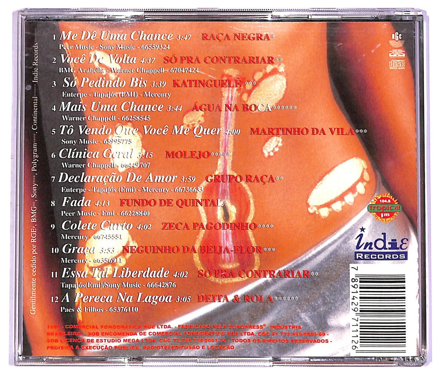 EBOND Various - Tropical Samba E Pagode CD CD070950