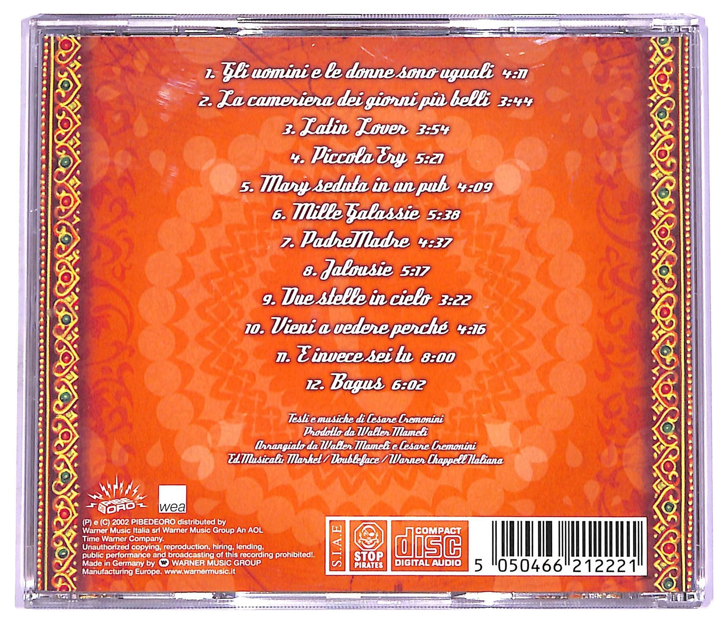 EBOND Cesare Cremonini - Bagus CD CD071014