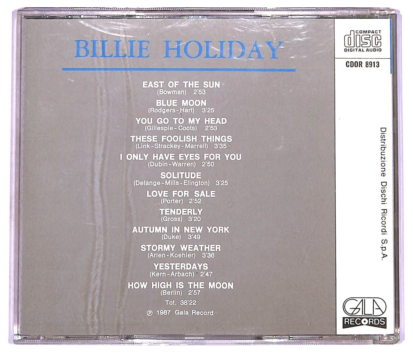 EBOND Billie Holiday - Billie Holiday CD CD071059