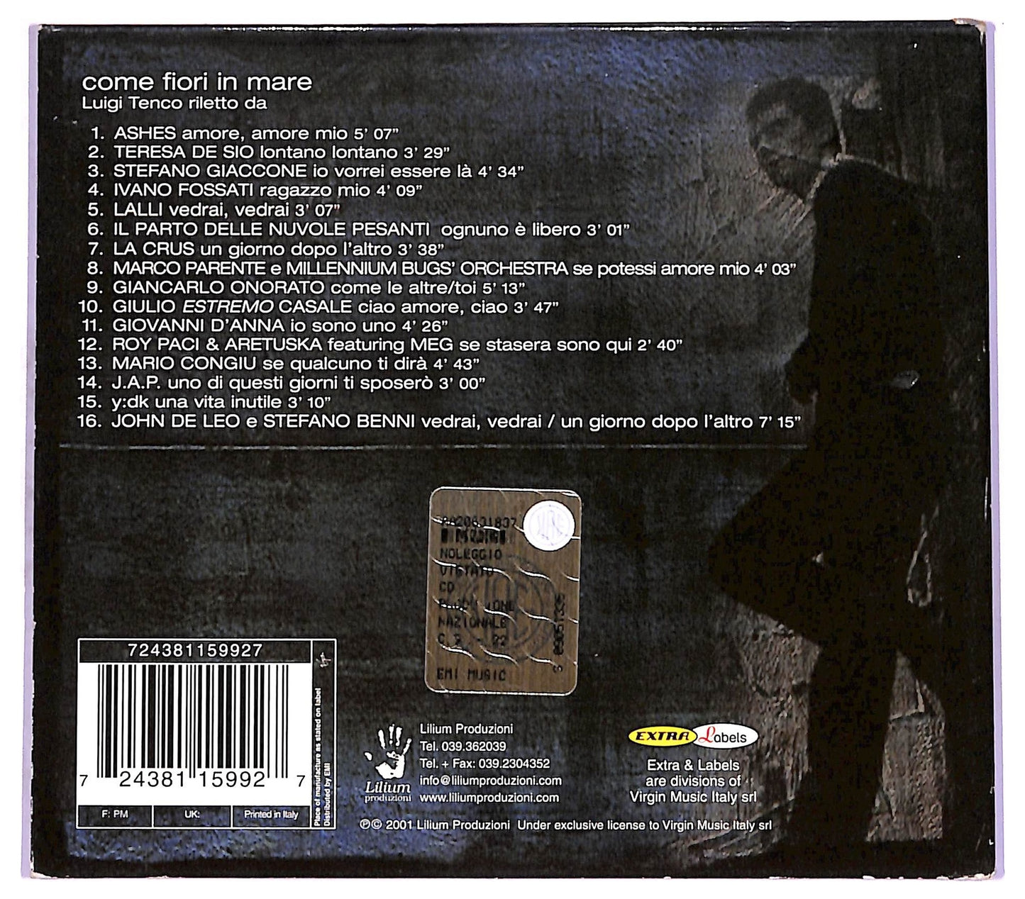 EBOND Various - Come Fiori In Mare (Luigi Tenco Riletto) CD CD071135