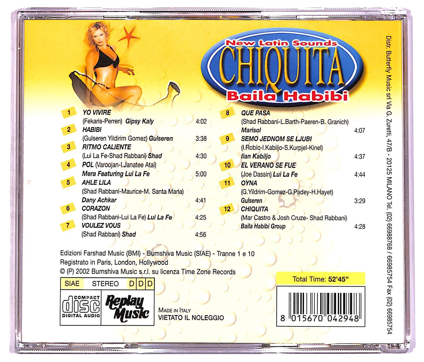 EBOND Various - Chiquita Baila Habibi CD CD071213