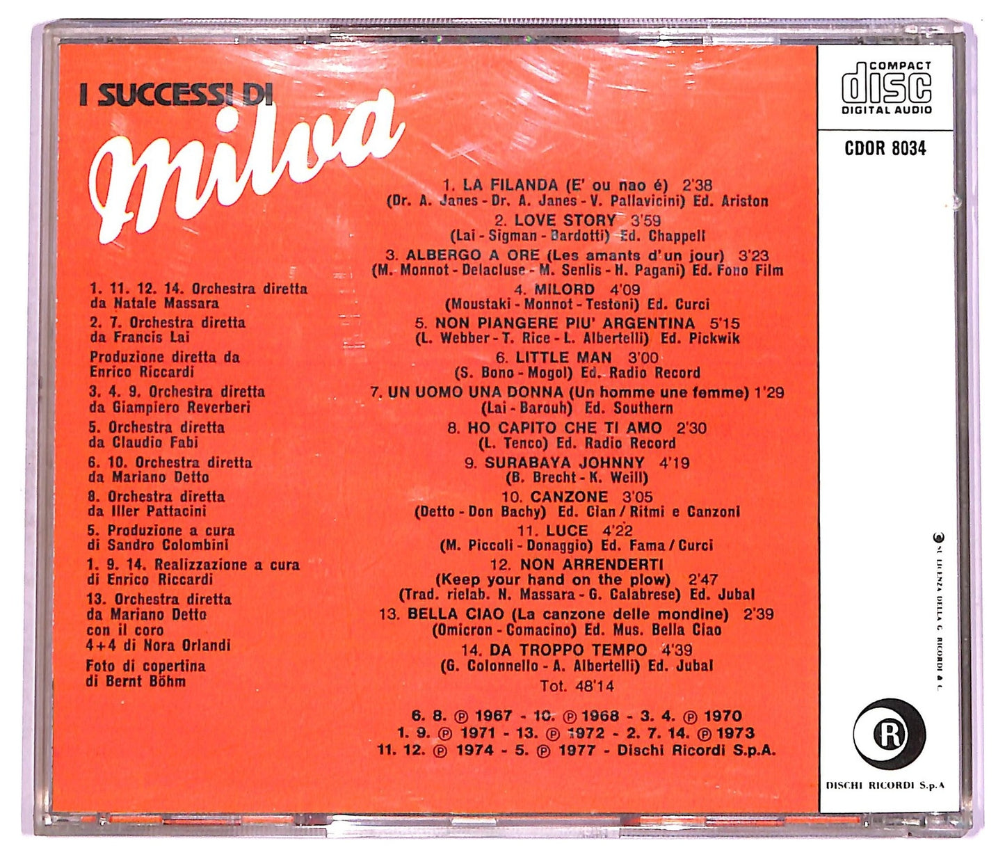 EBOND Milva - I Successi Di Milva CD CD071250