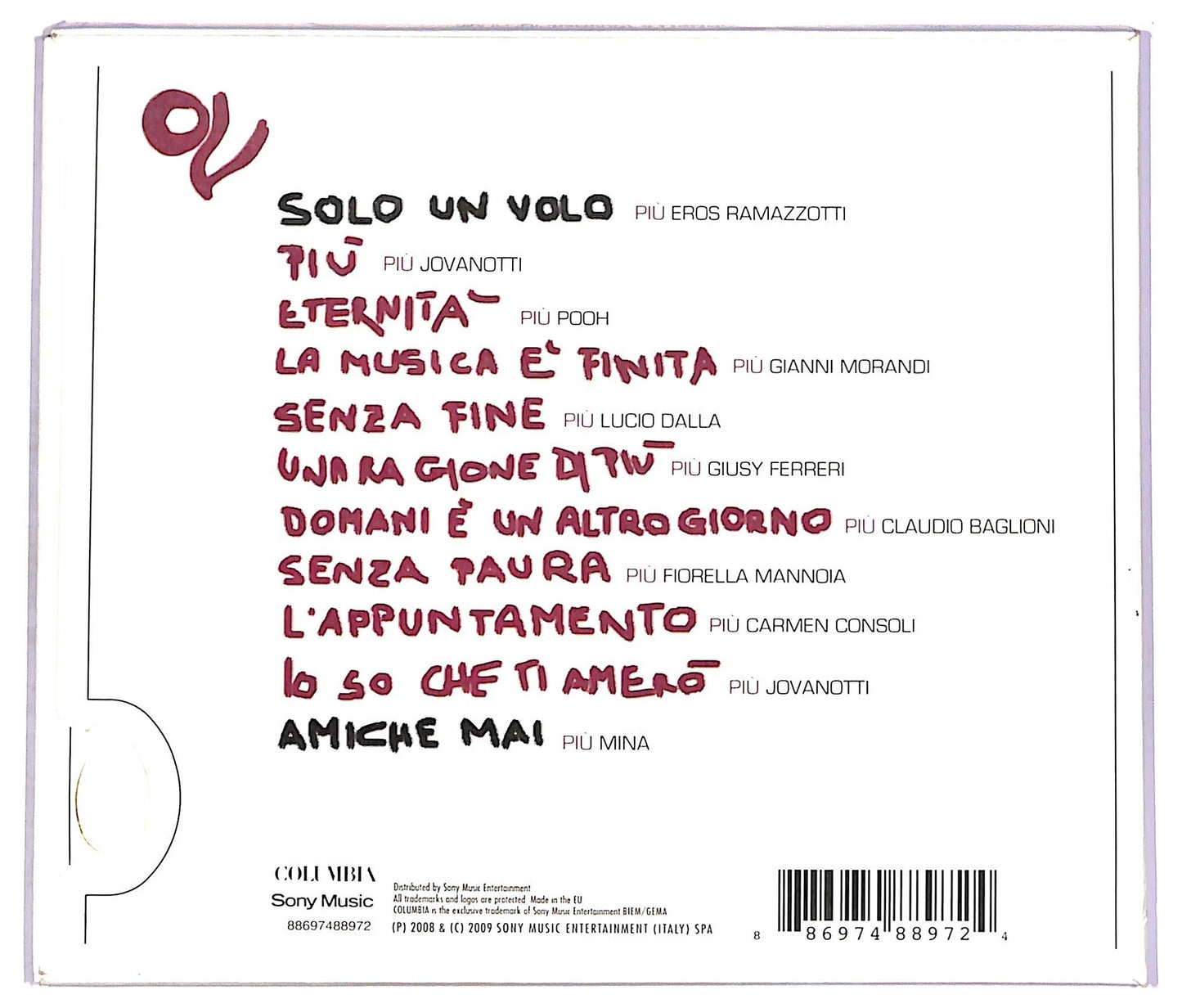 EBOND Ornella Vanoni - Piu Di Me CD CD071267
