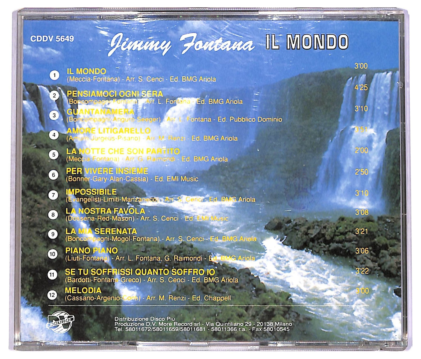 EBOND Jimmy Fontana - Il Mondo CD CD071310