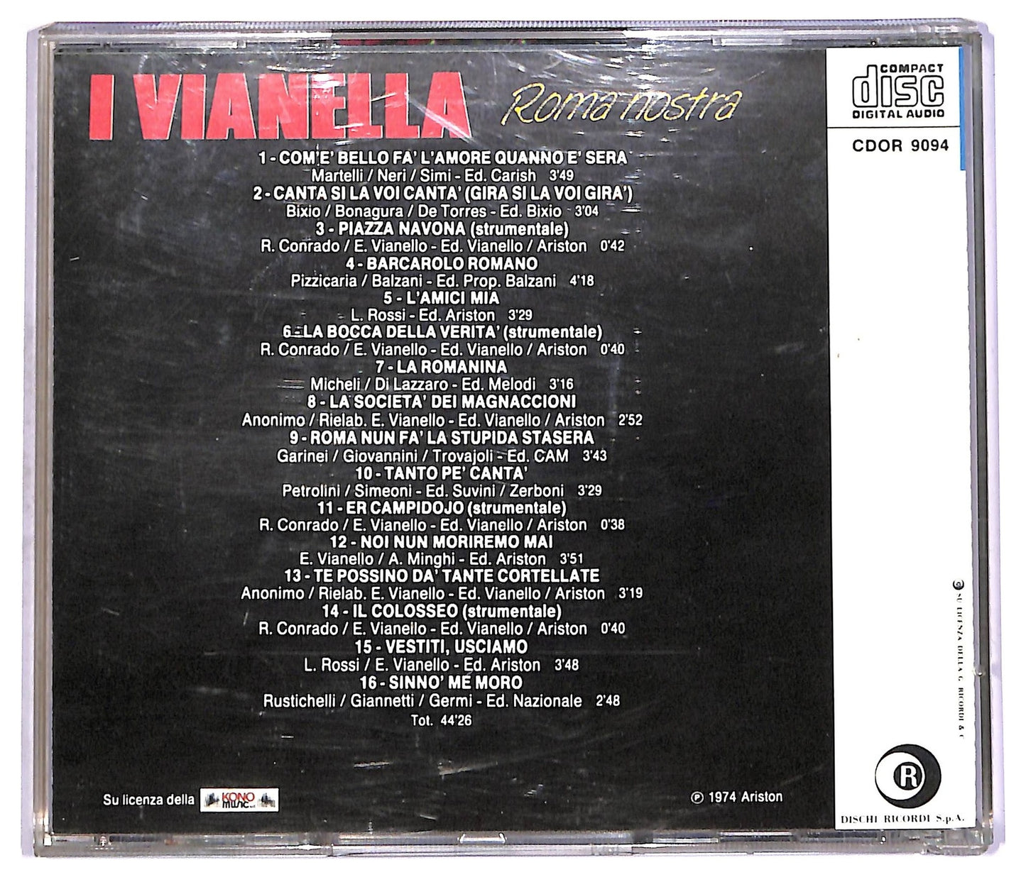 EBOND I Vianella - Roma Nostra CD CD071314