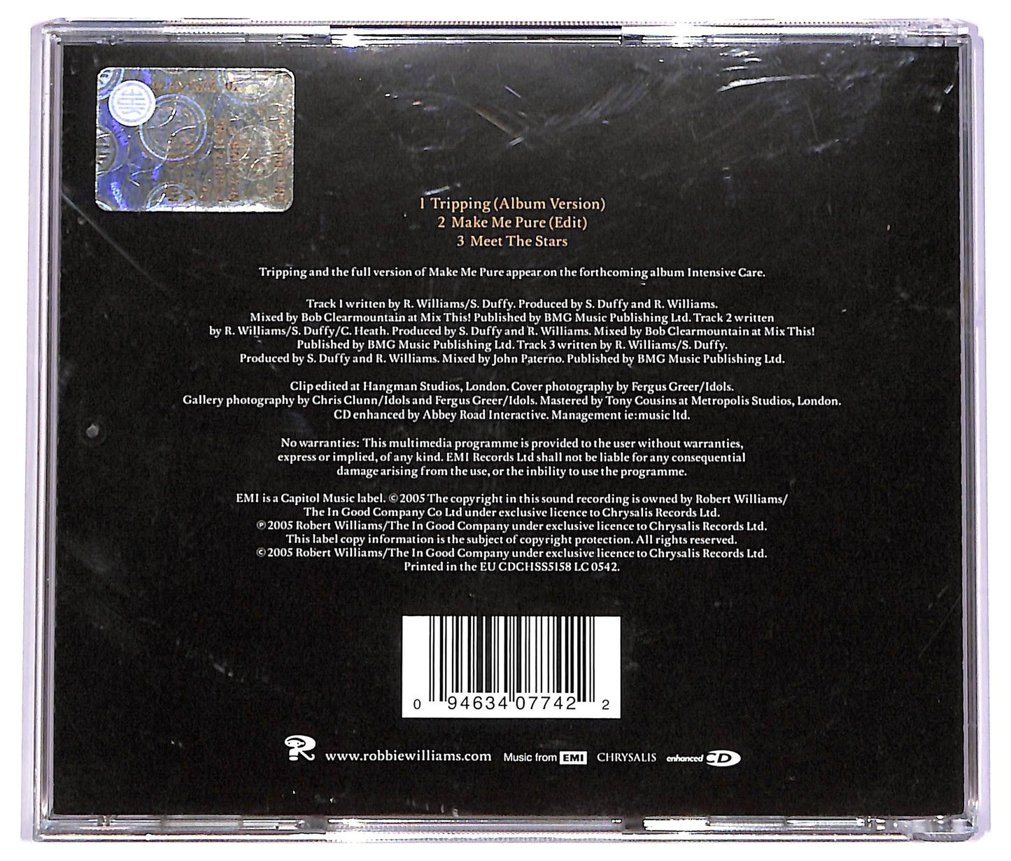 EBOND Robbie Williams - Tripping CD CD071353