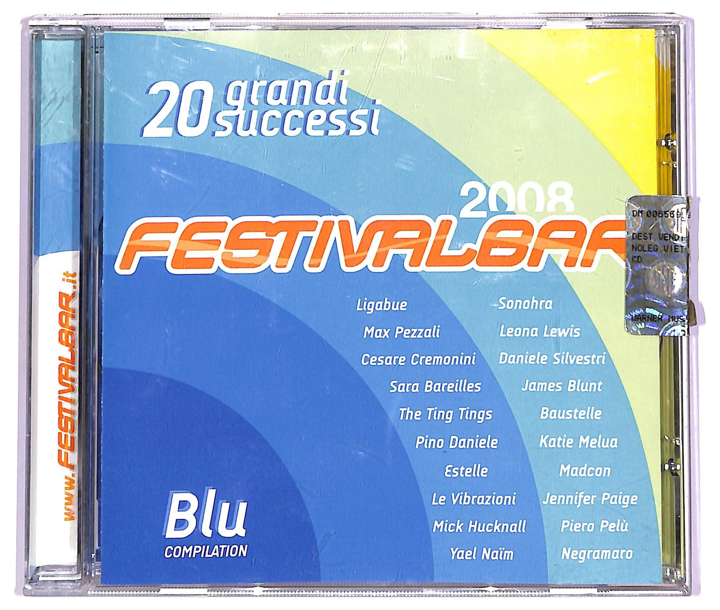 EBOND Various - Festivalbar 2008 - Compilation Blu CD CD071417