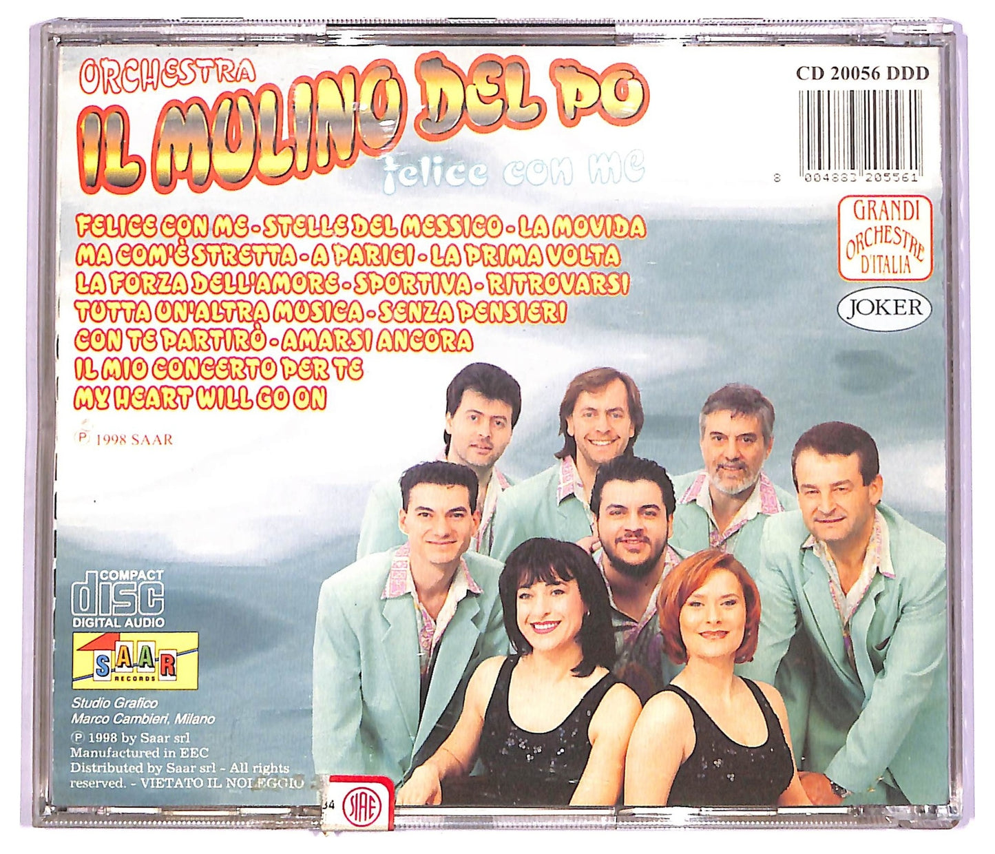 EBOND Orchestra il Mulino del Po - felice con me CD CD071455