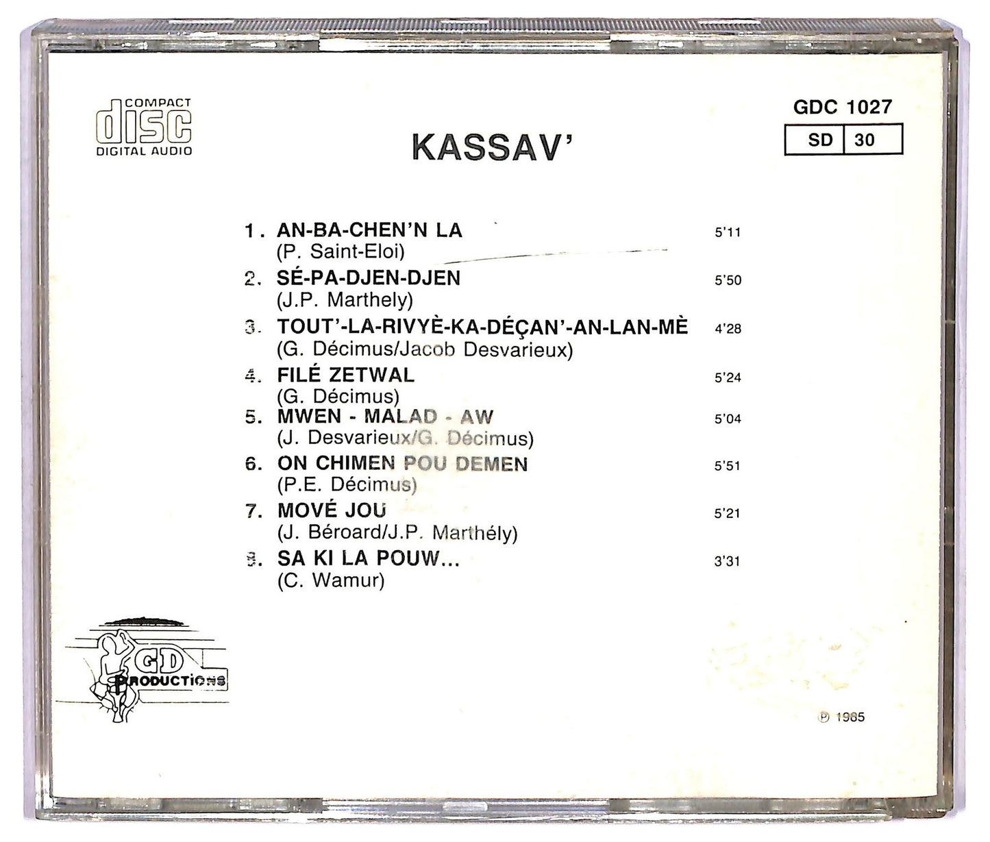 EBOND Kassav' - An - Ba - Chen´n La CD CD071510