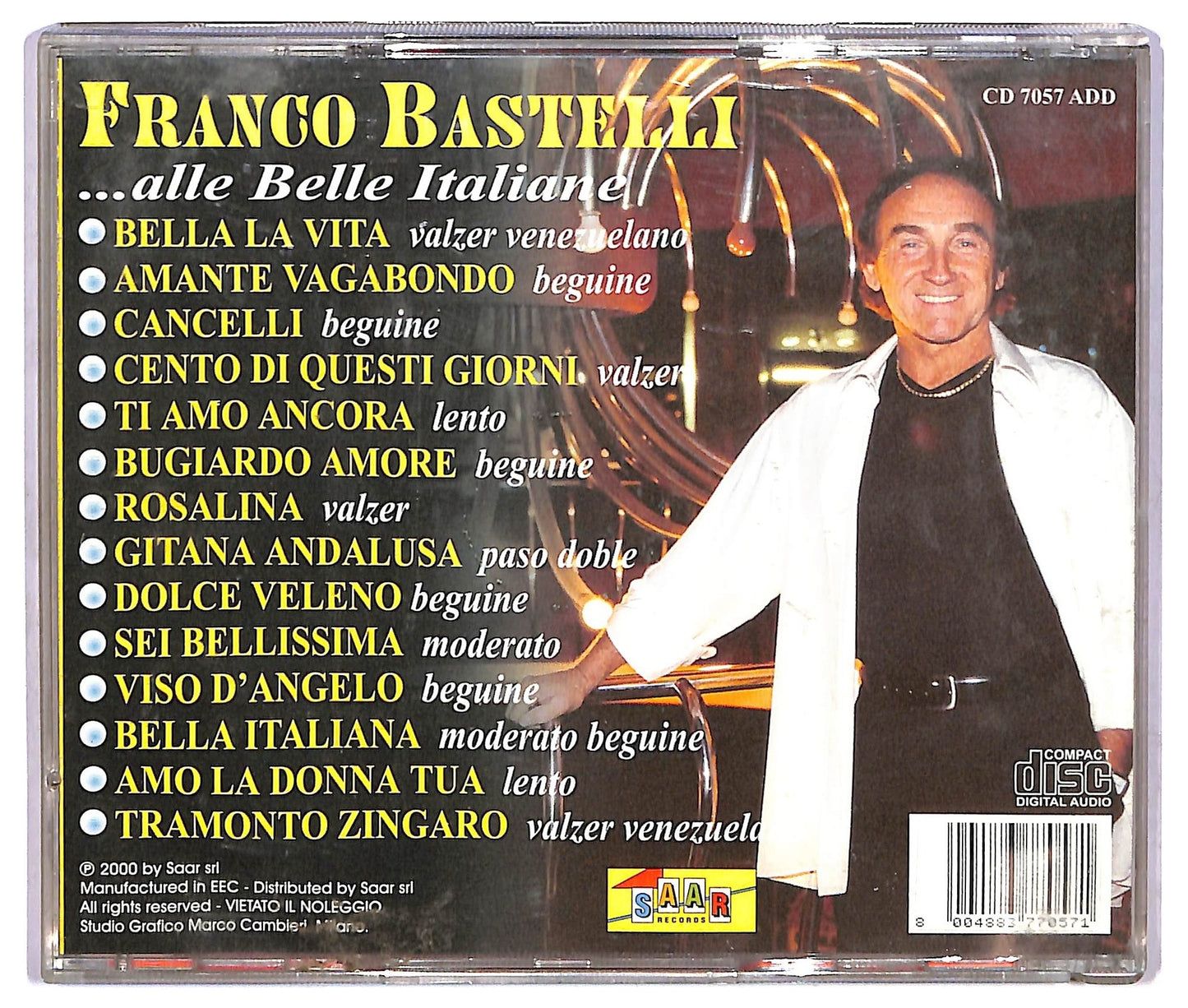 EBOND Franco Bastelli - ...Alle Belle Italiane CD CD071528