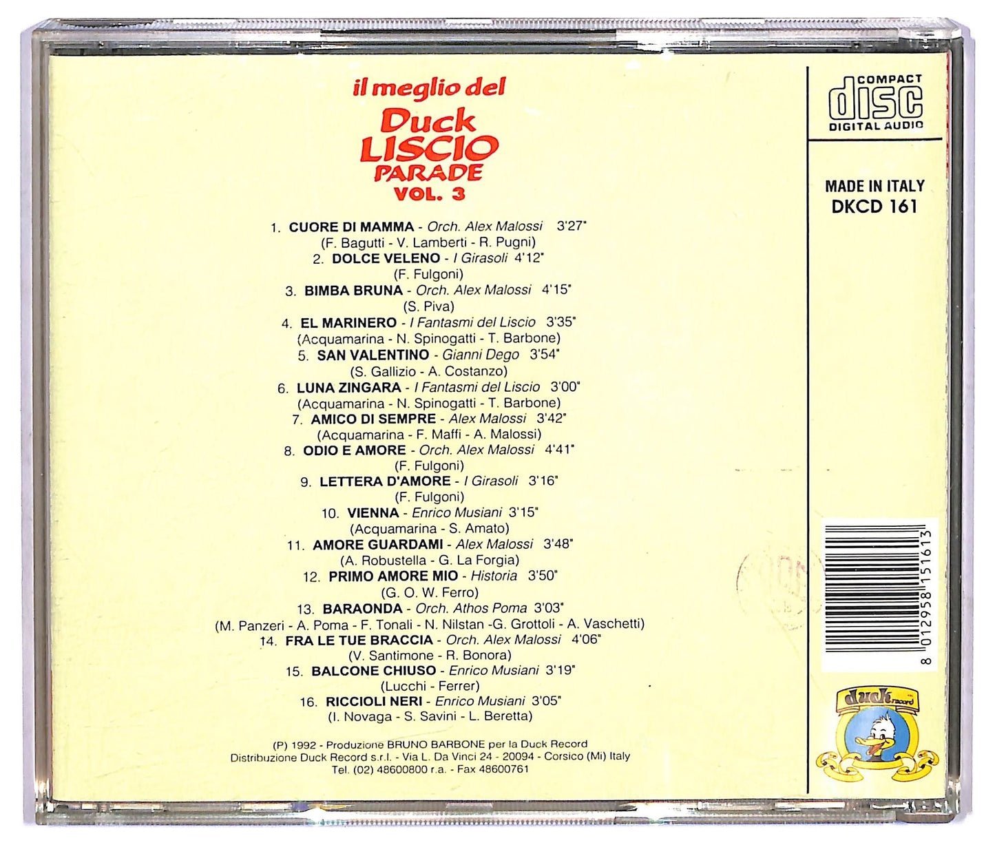 EBOND Various - il meglio del Duck Liscio Parade vol.3 CD CD071538