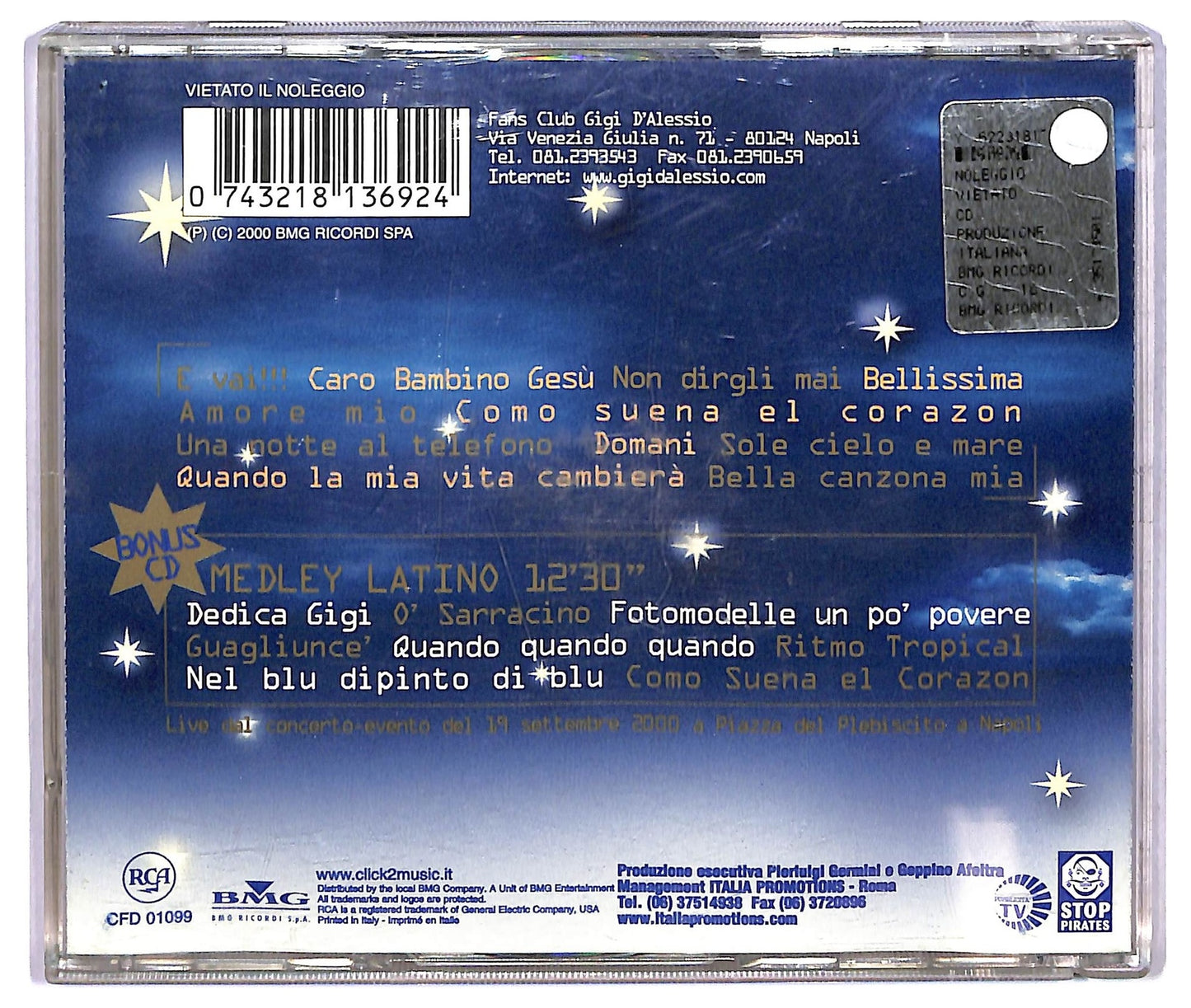 EBOND Gigi D'Alessio - Quando La Mia Vita Cambiera CD CD071543