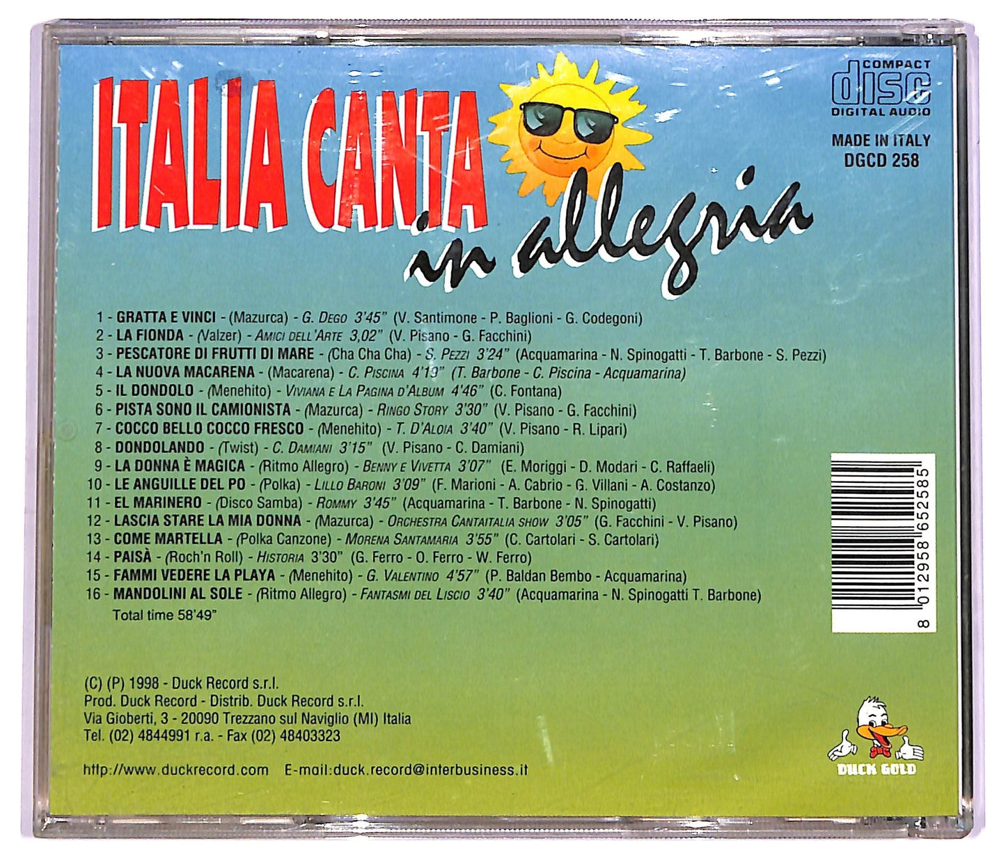 EBOND Various - Italia Canta in Allegria CD CD071611
