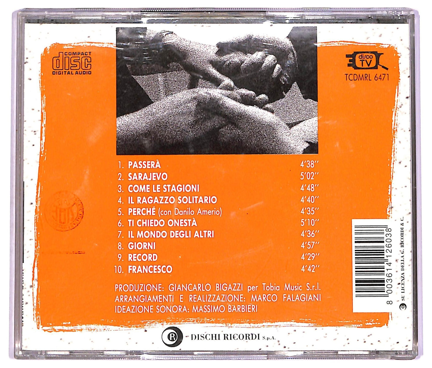 EBOND Aleandro Baldi - Ti Chiedo Onesta CD CD071630