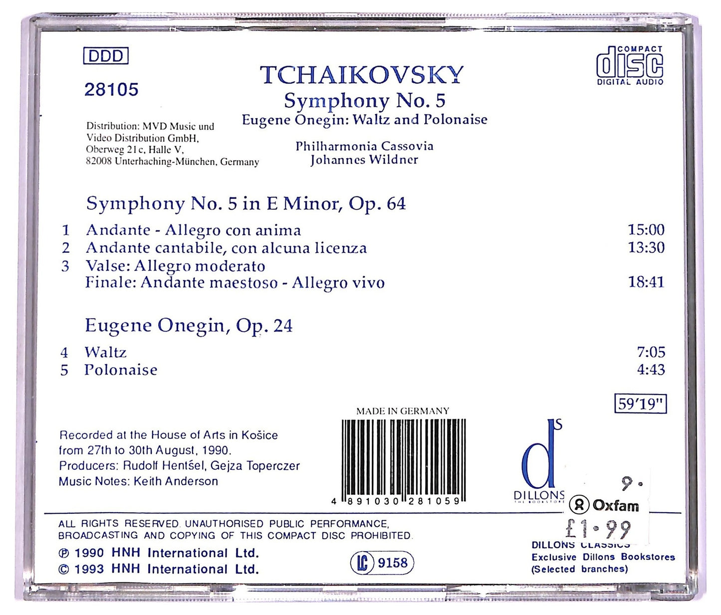 EBOND Tchaikovsky - Symphony No.5 CD CD071643