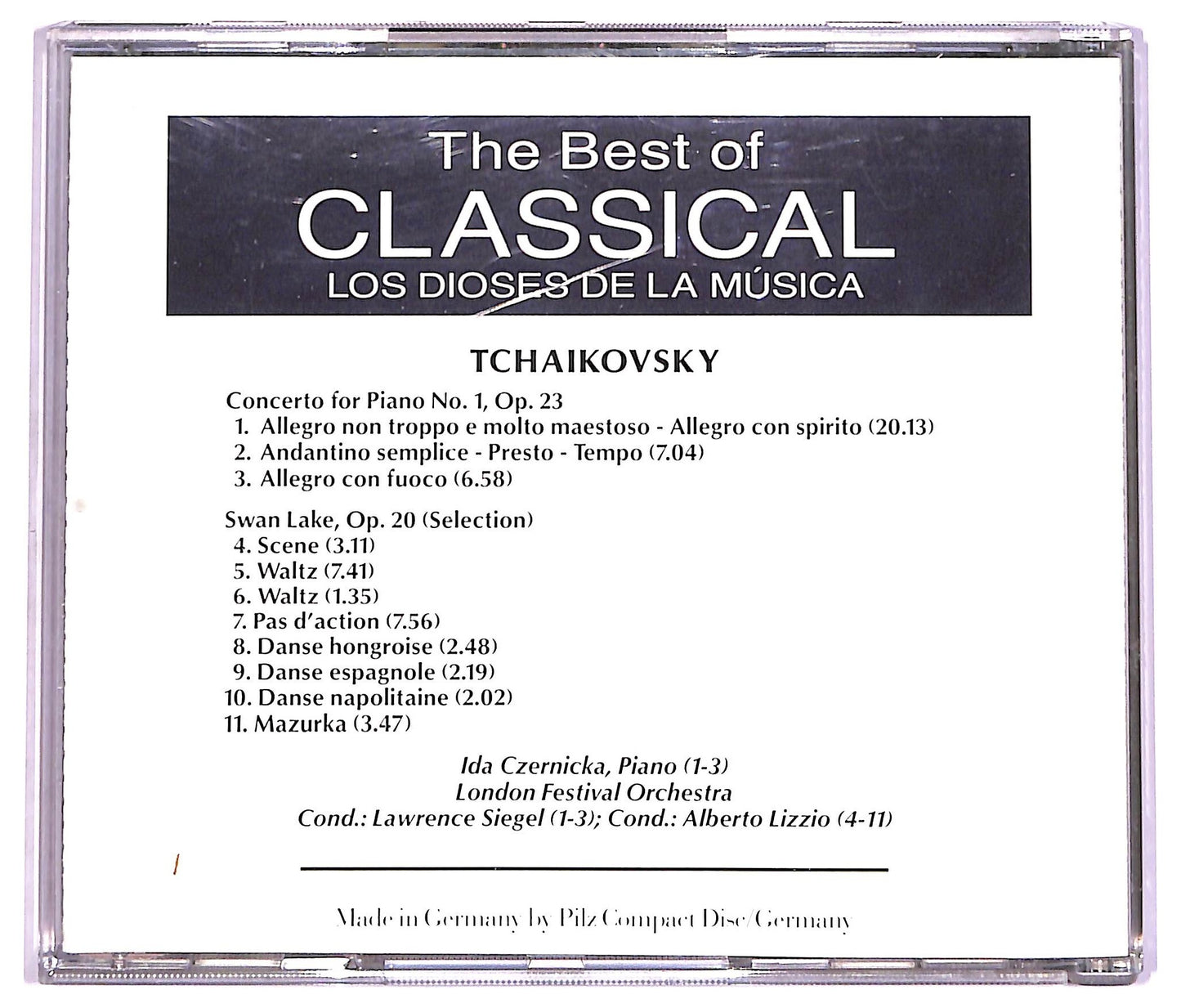 EBOND Tchaikovsky - the best of classical CD CD071645