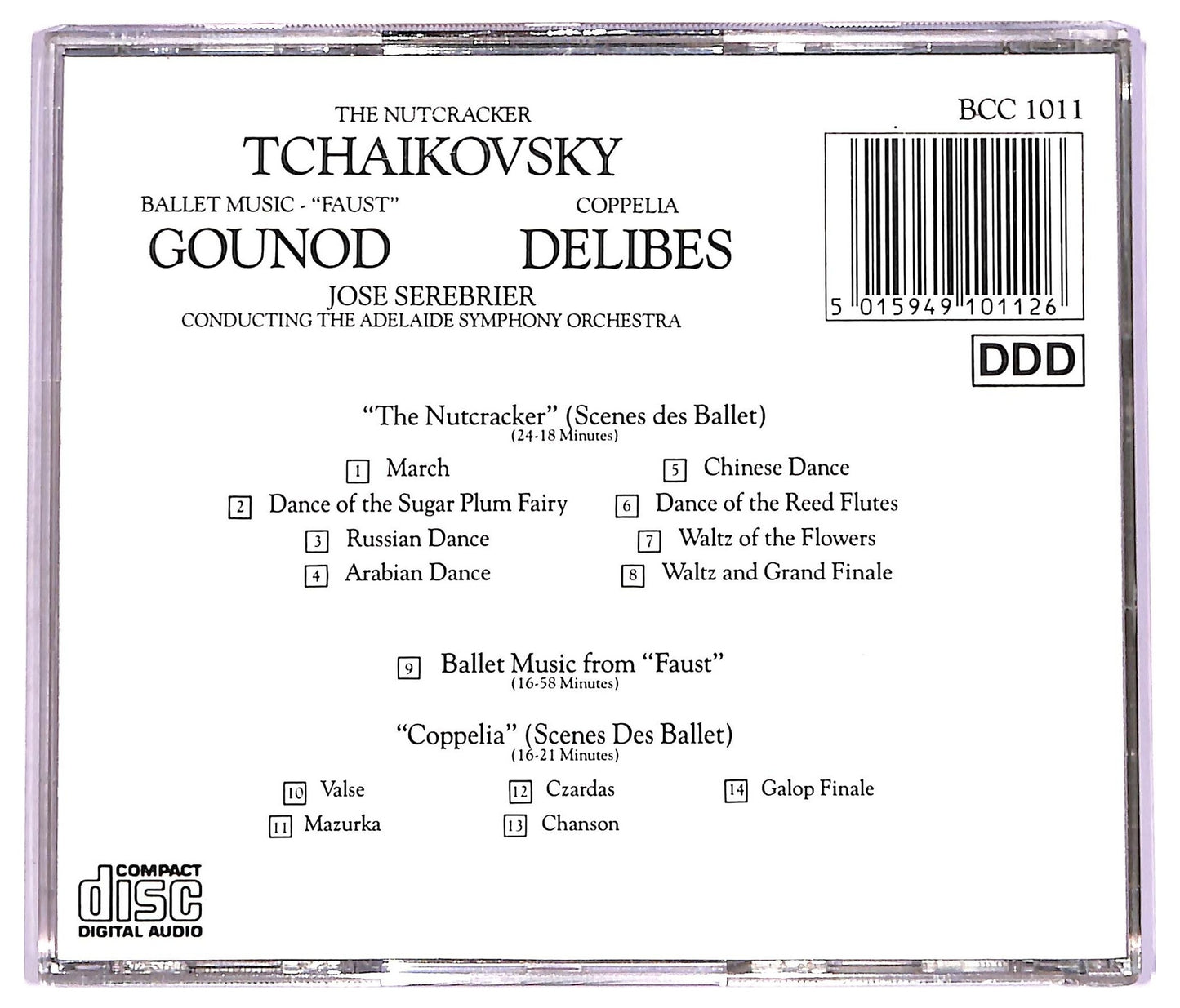 EBOND Tchaikovsky - The Nutcracker. Ballet Music 'Faust'. Coppelia CD CD071657