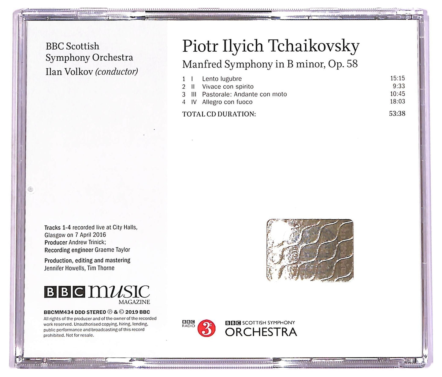 EBOND Tchaikovsky - Manfred Symphony CD CD071664