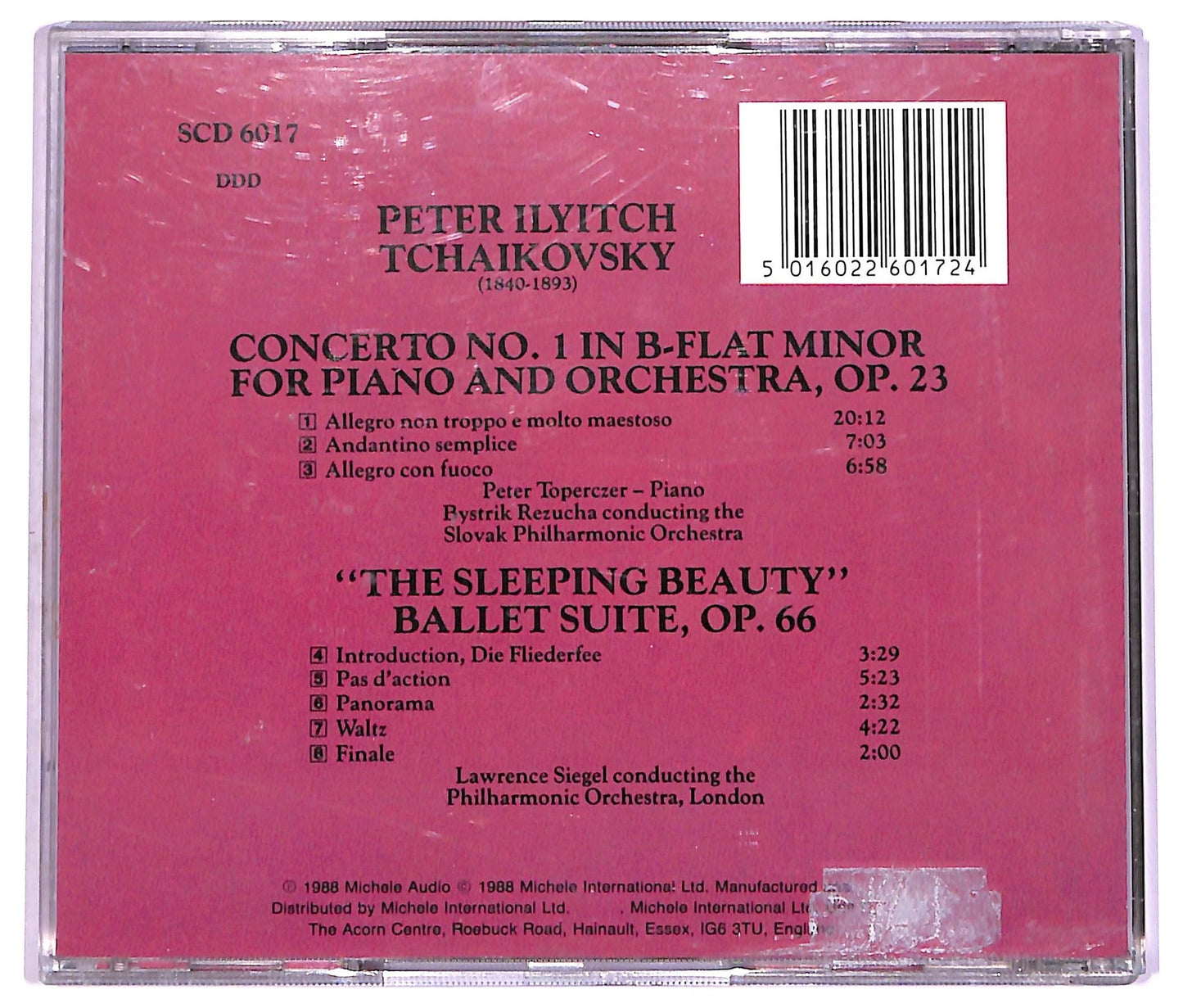 EBOND Tchaikovski - Concerto No. 1 For Piano & Orchestra CD CD071701