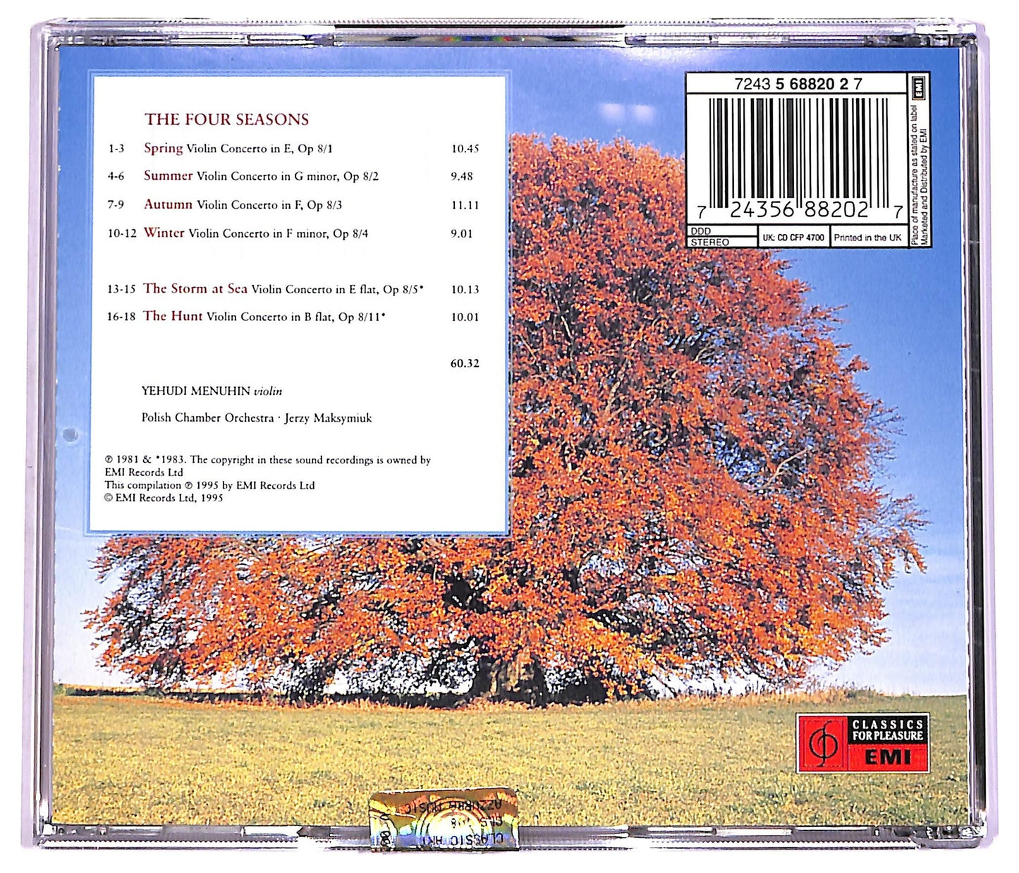 EBOND Vivaldi - The Four Seasons CD CD071704