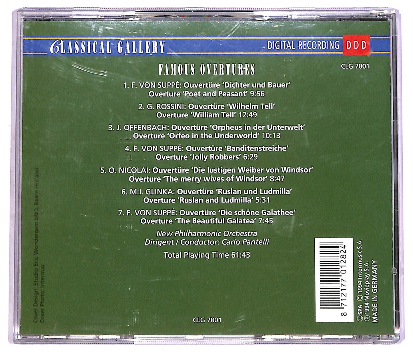 EBOND London Festival Orchestra Alfred Scholz - Famous Overtures CD CD071707