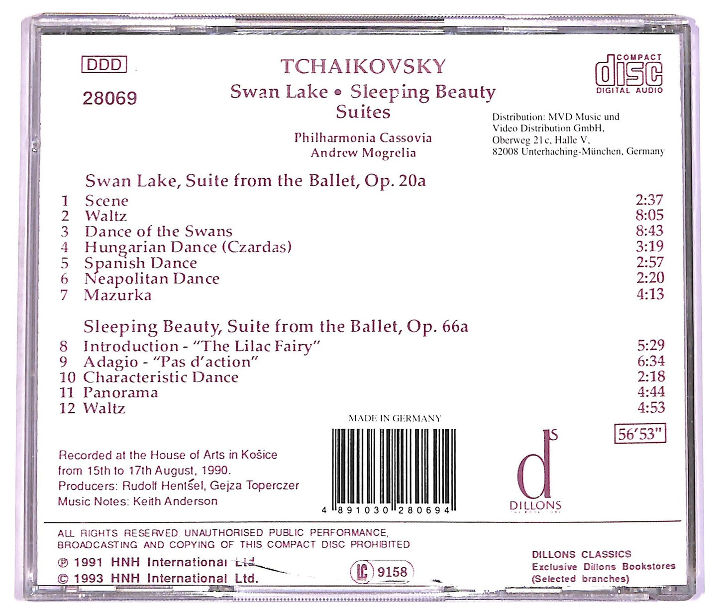 EBOND Tchaikovsky - Swan Lake Sleeping Beauty CD CD071720