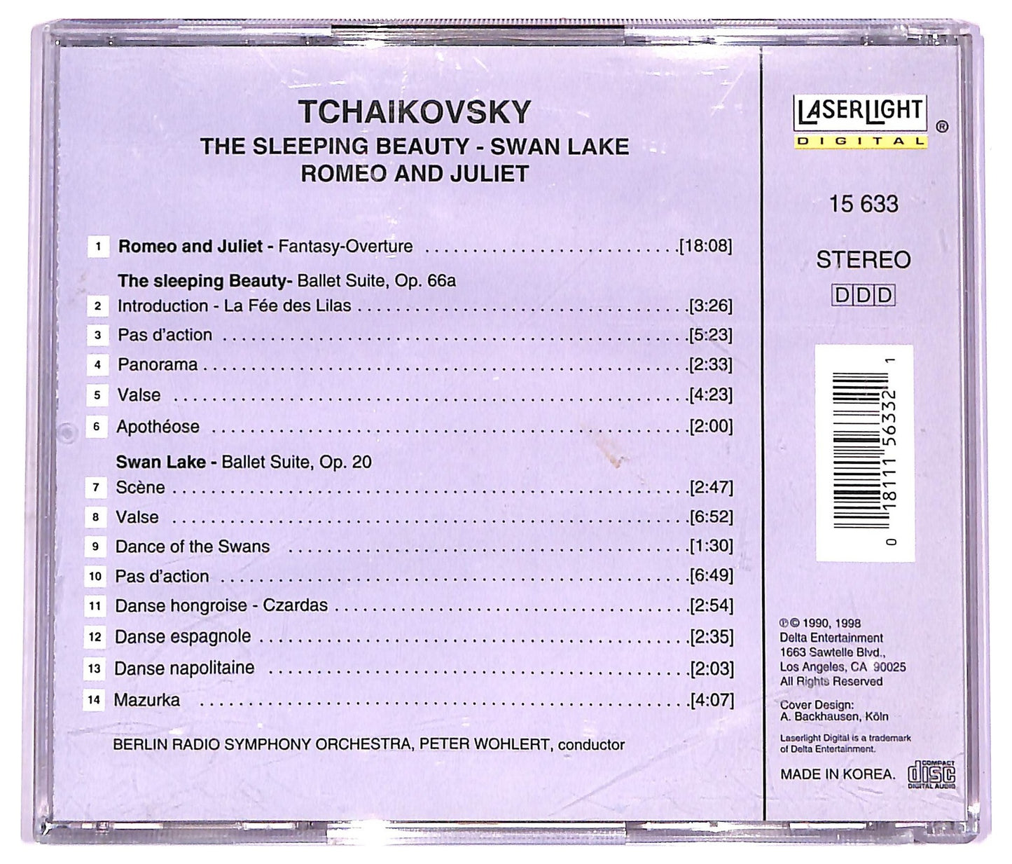 EBOND Tchaikovsky - The Sleeping Beauty Swan Lake Romeo And Juliet CD CD071722