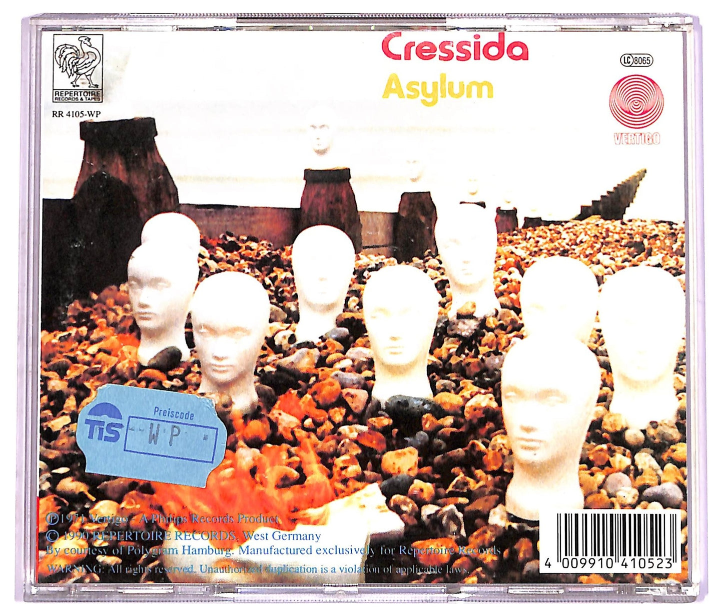 EBOND Cressida - Asylum CD CD071727